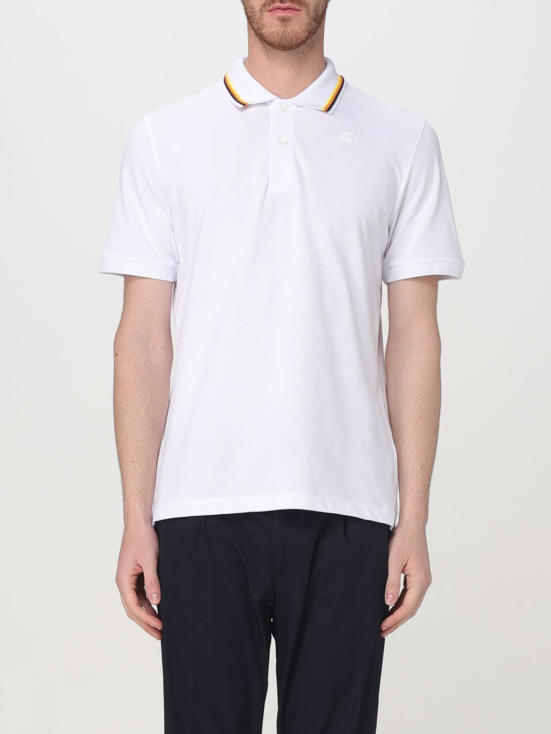 Shop K-way Polo Shirt Men Color White