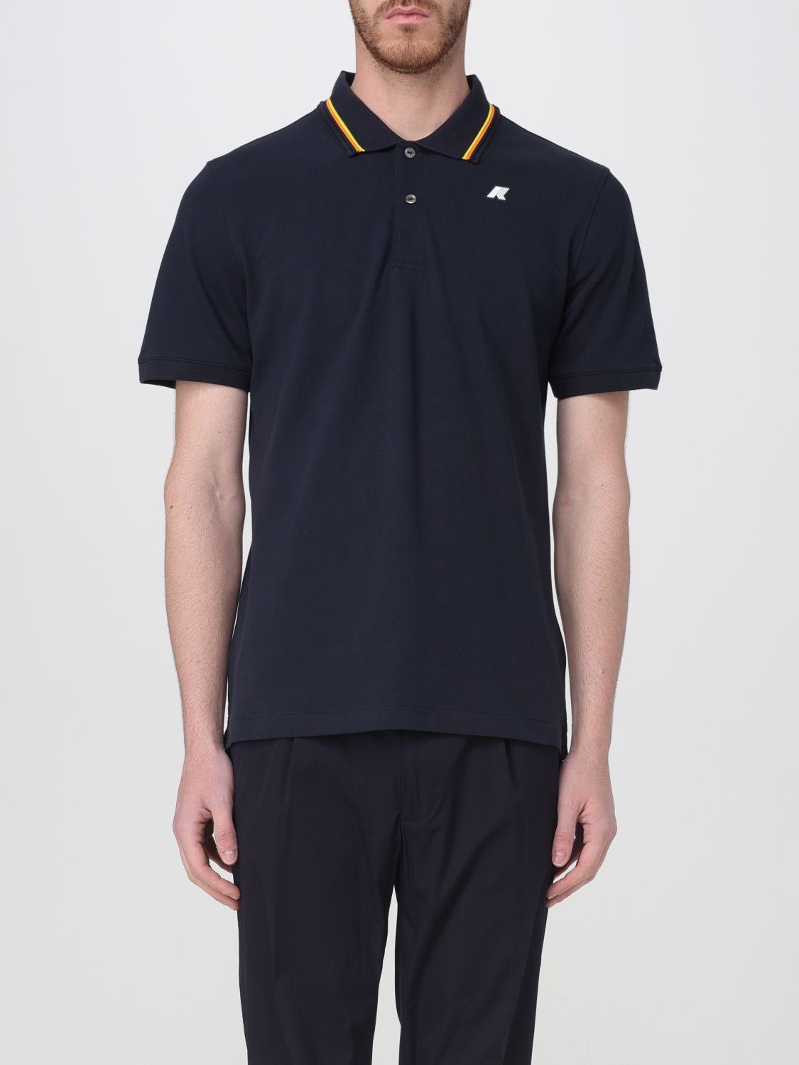 Shop K-way Polo Shirt Men Color Blue