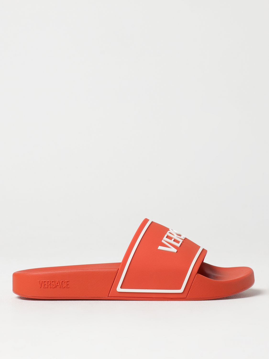 Versace Sandals  Men Colour Orange