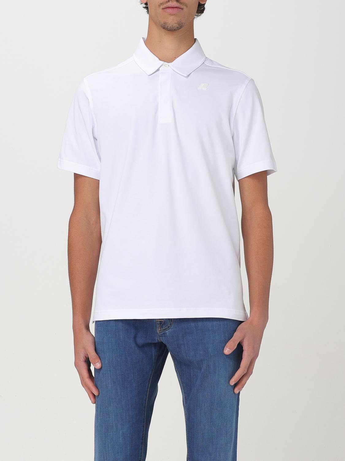 K-way Vincelle Light Stretch White Polo In White
