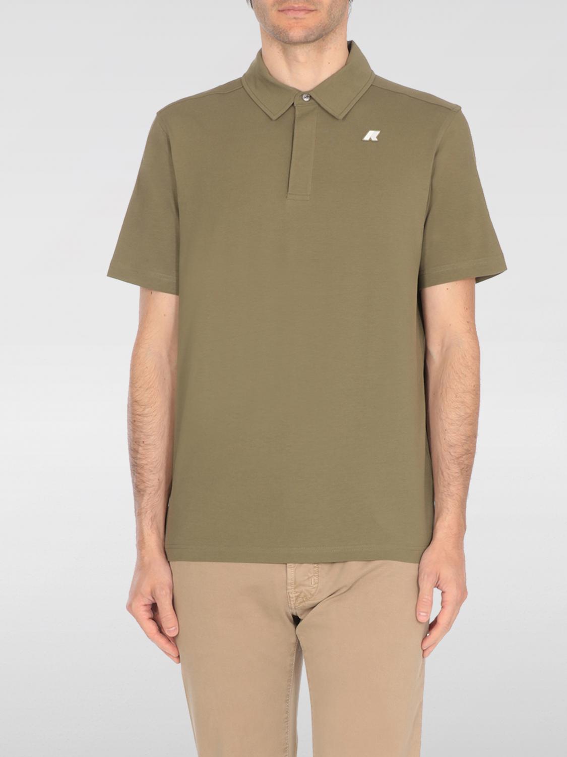 K-way Polo Shirt Men Color Green