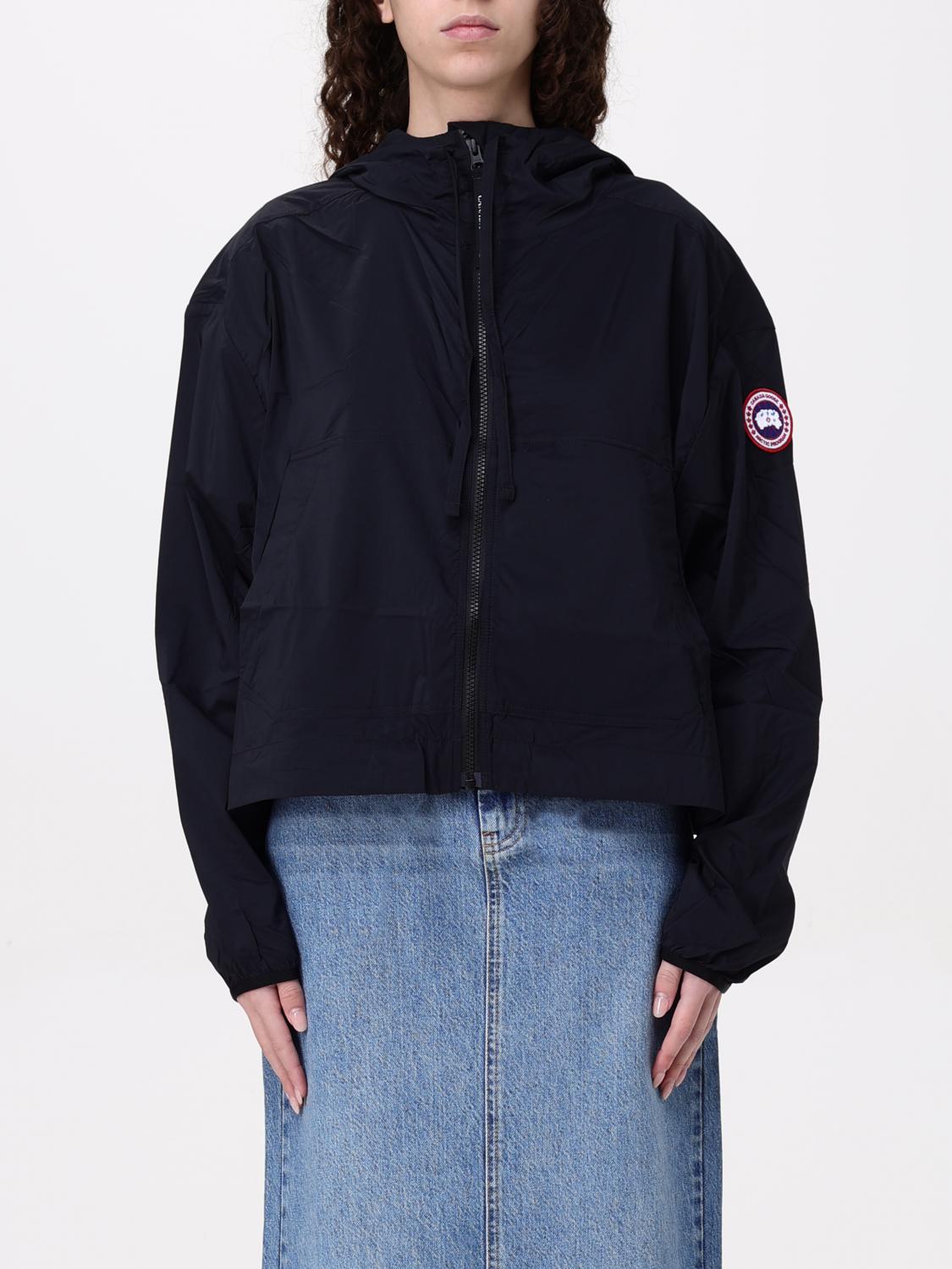 Shop Canada Goose Jacket Woman Color Black
