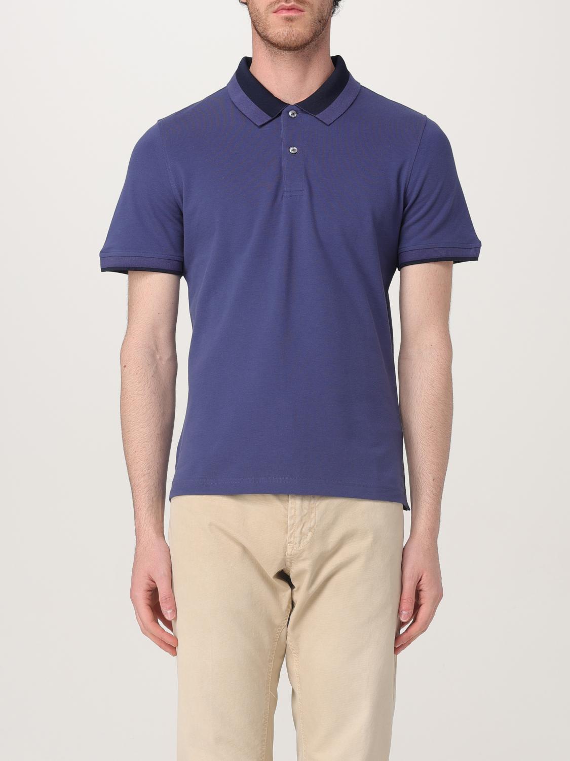 K-way Polo Shirt Men Color Blue In Blue