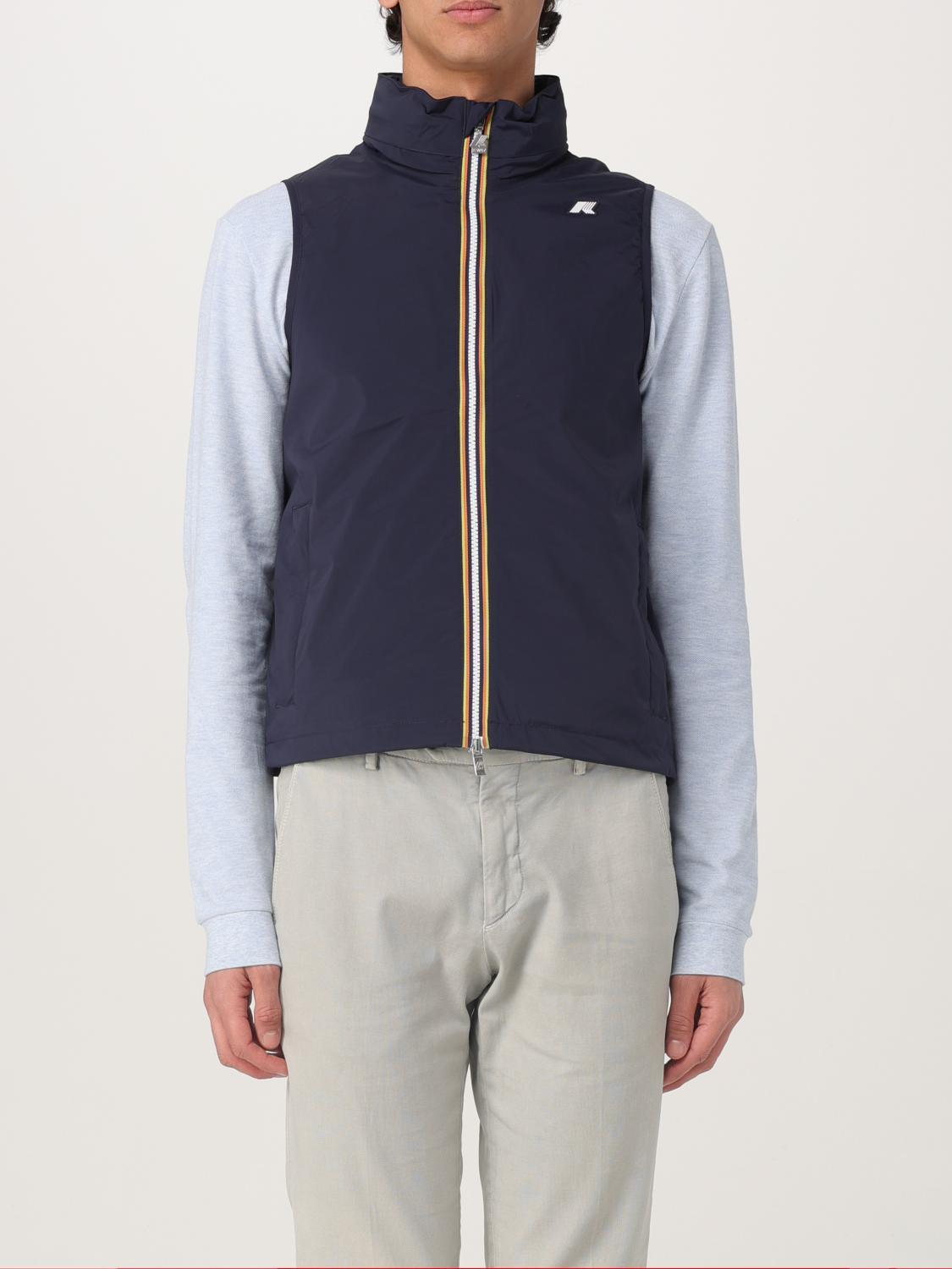 K-way Suit Vest  Men Color Blue In Blue