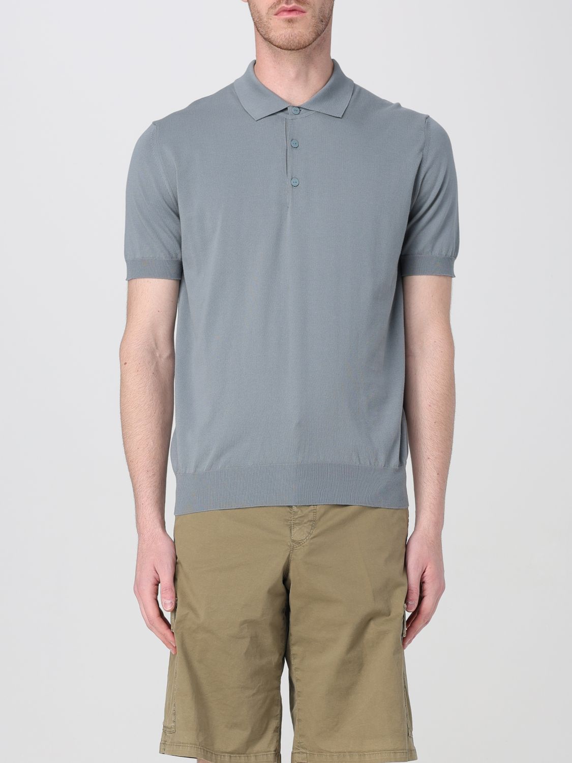 K-WAY POLO SHIRT K-WAY MEN COLOR GREY G59887020