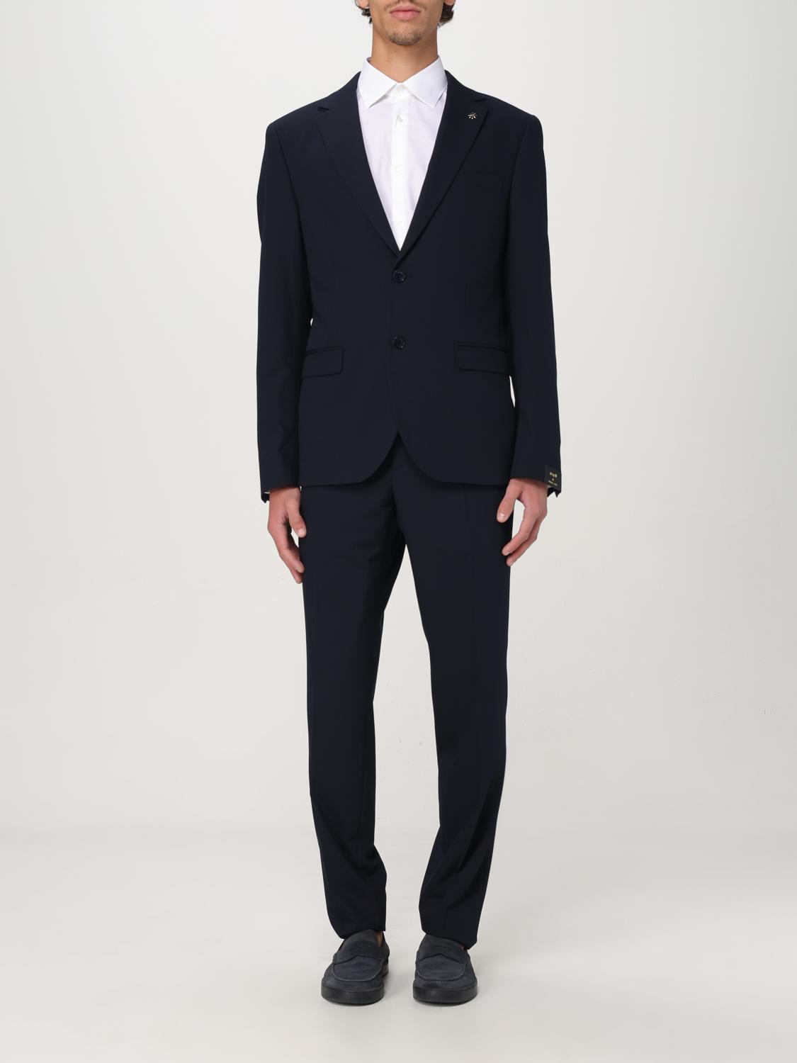Manuel Ritz Suit Men Color Blue In Blue