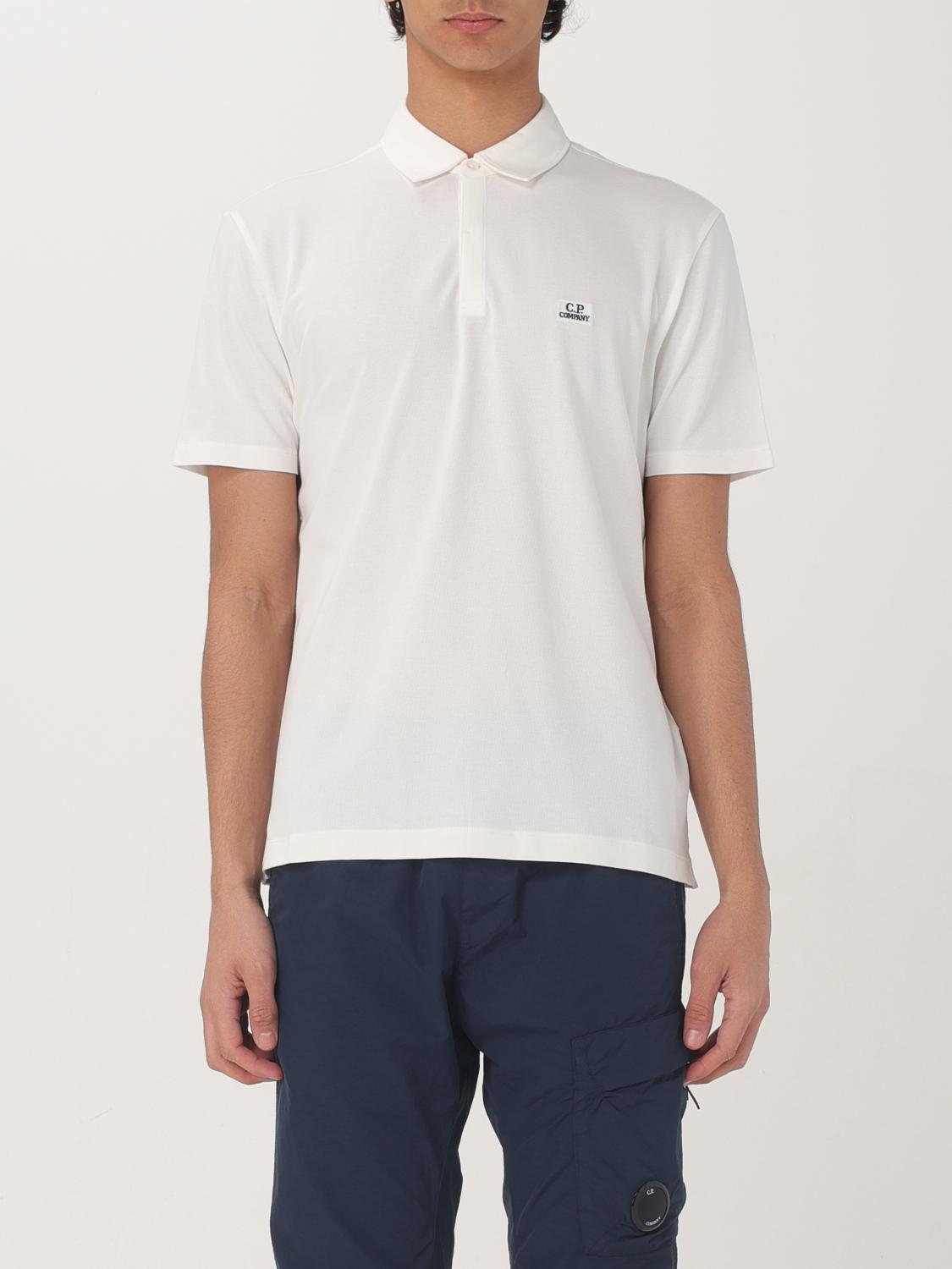 C.p. Company C. P. Company Polo With Logo In White