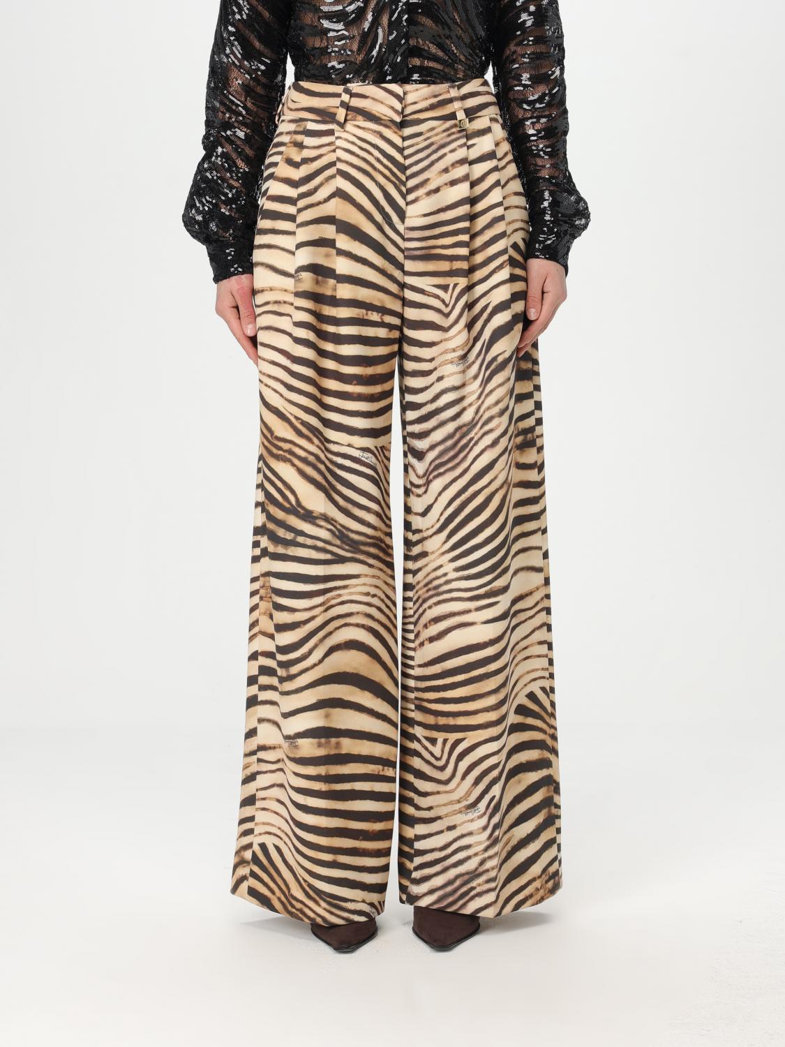 Just Cavalli Pants Woman Color Multicolor In Multicolor