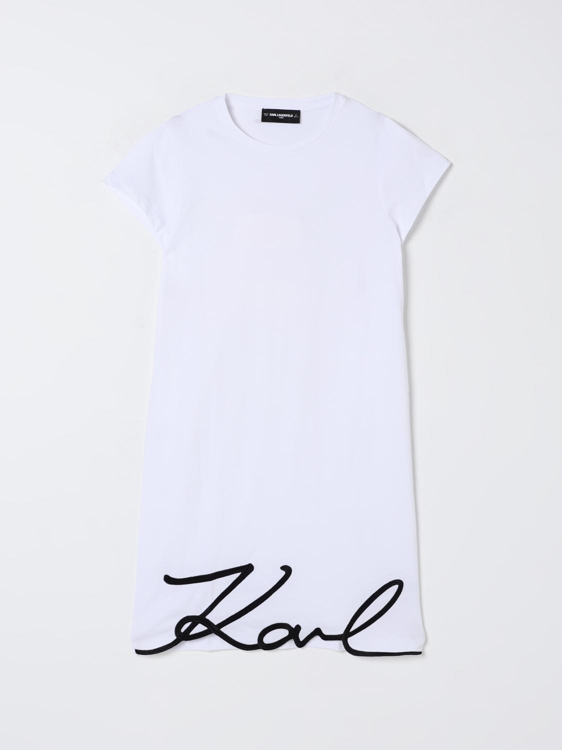 Karl Lagerfeld Dress  Kids Kids Color White In White