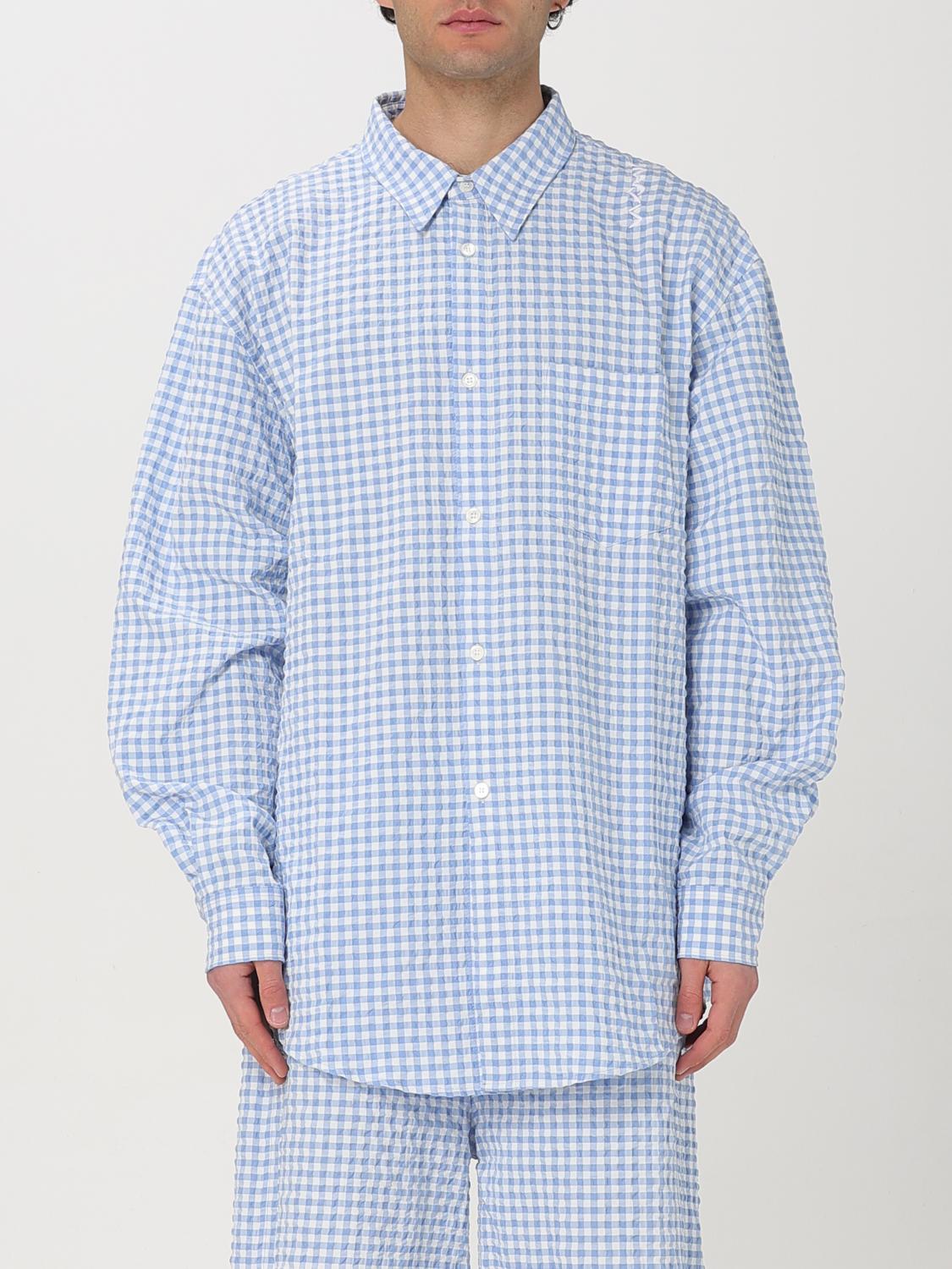 Marni Shirt Men Color Blue In Blue