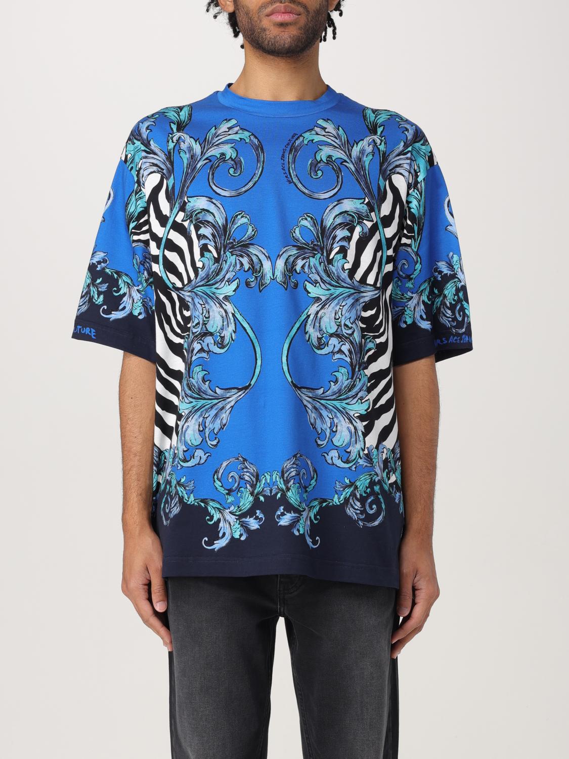 VERSACE JEANS COUTURE T-SHIRT VERSACE JEANS COUTURE MEN COLOR MULTICOLOR G60027005