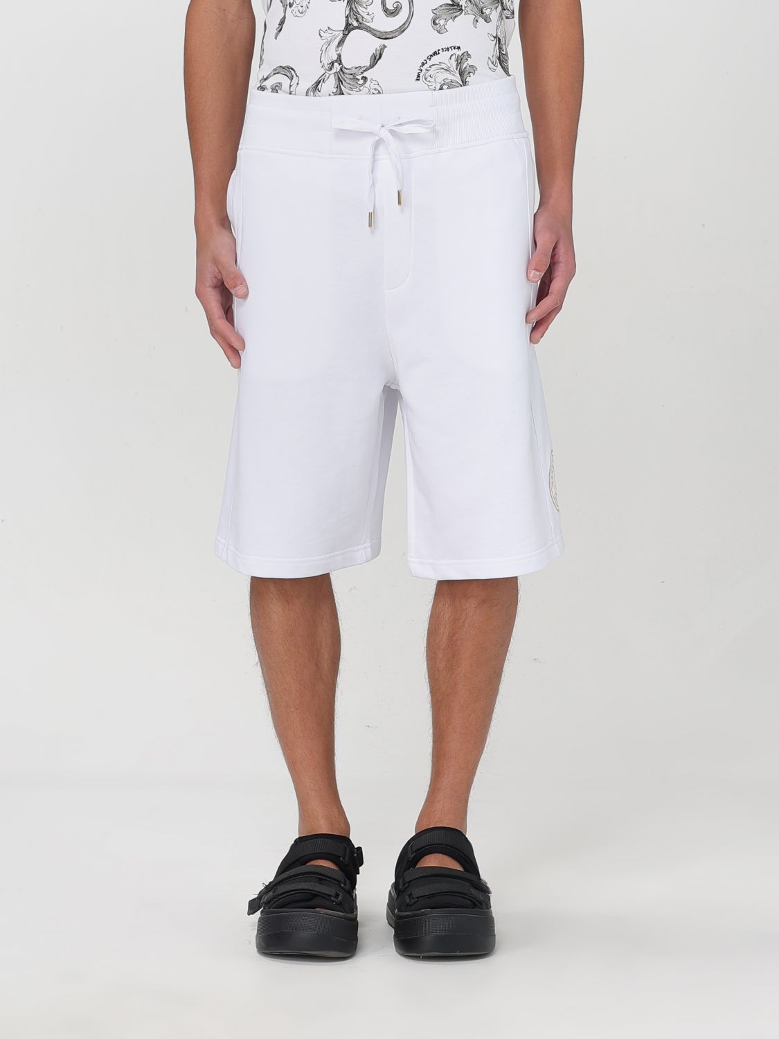 Versace Jeans Couture Short Men Color White In White