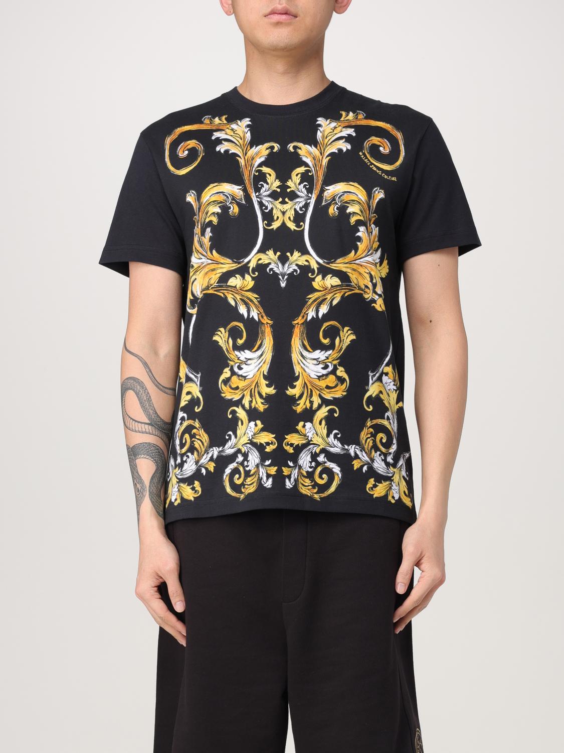 Versace Jeans Couture T-shirt  Men Color Black In Black