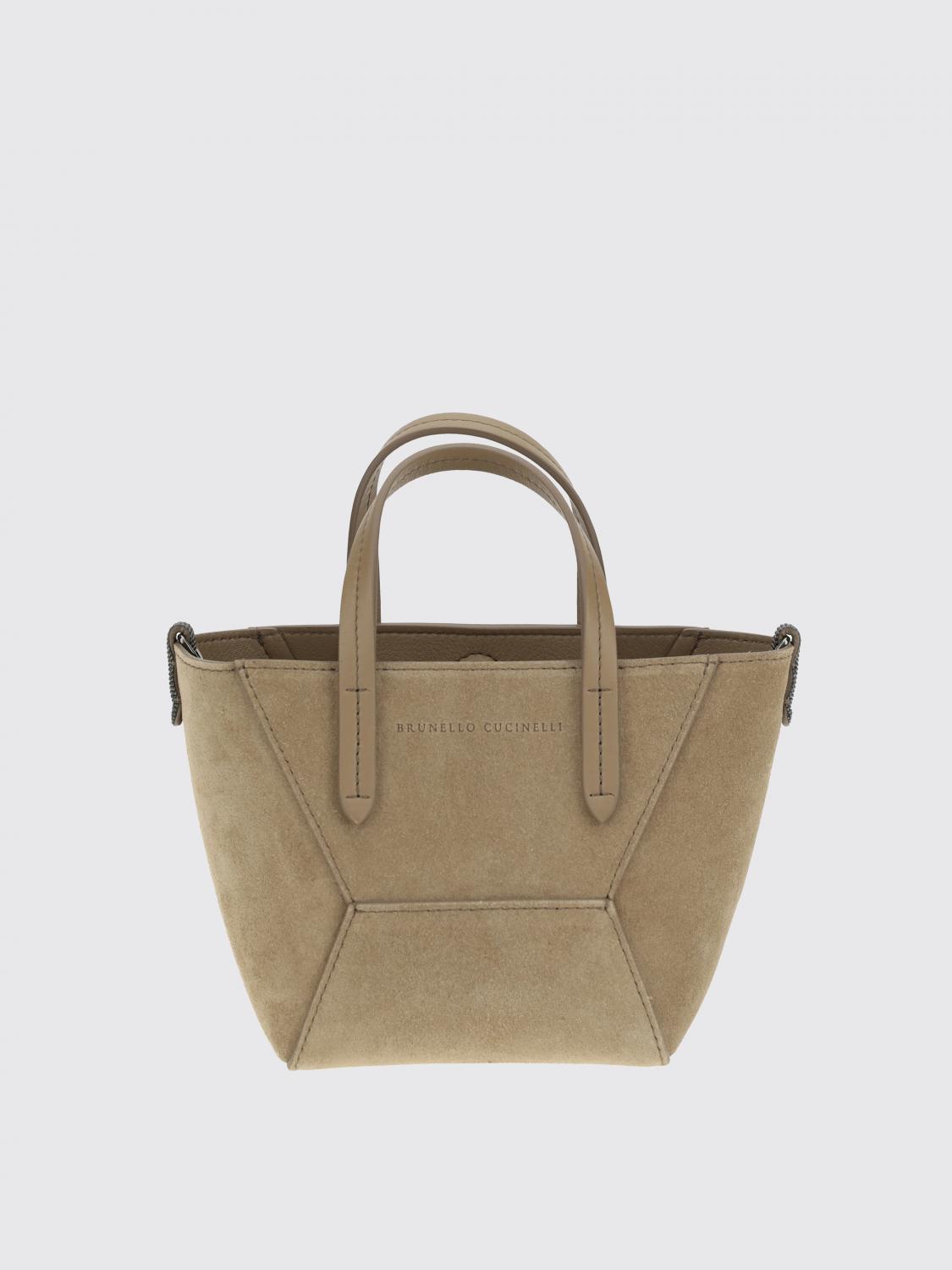 BRUNELLO CUCINELLI HANDBAG BRUNELLO CUCINELLI WOMAN COLOR GREY G60110020