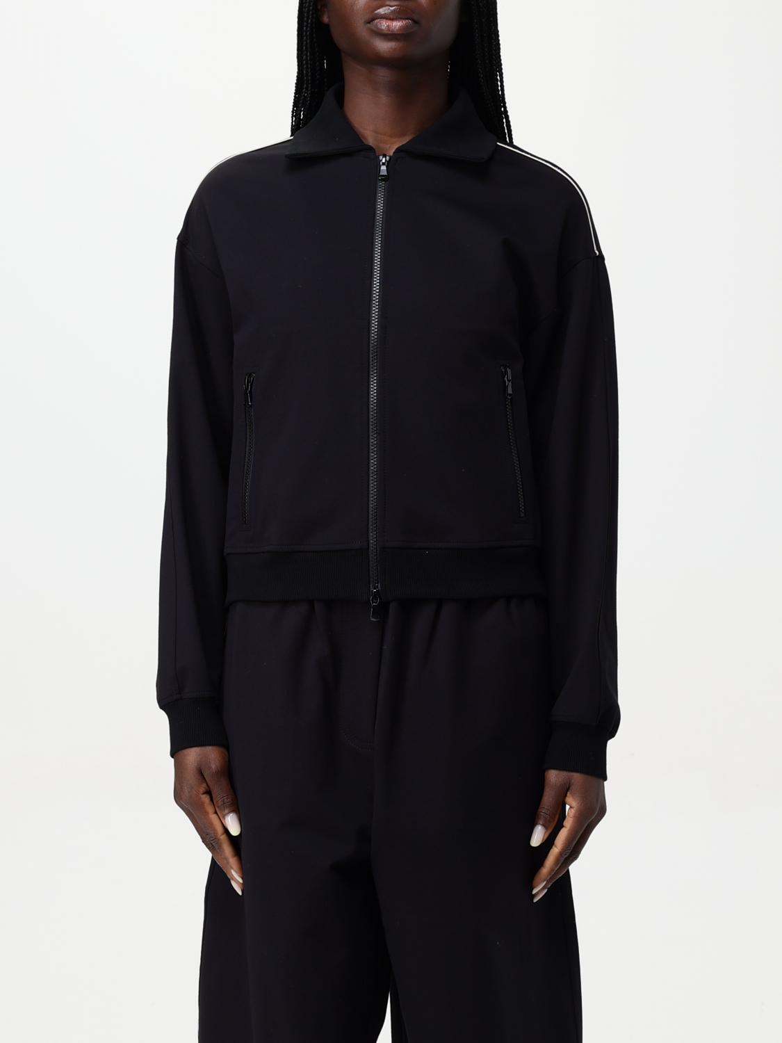 Brunello Cucinelli Sweatshirt Woman Color Black In Schwarz