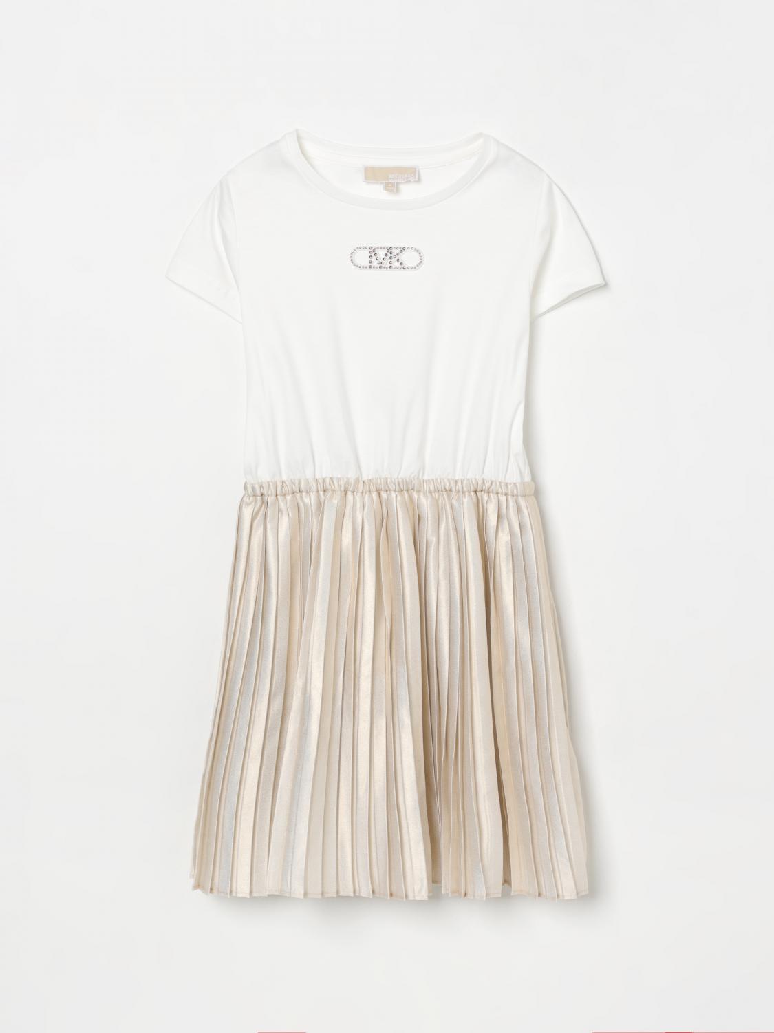 Shop Michael Kors Dress Kids Color Ecru