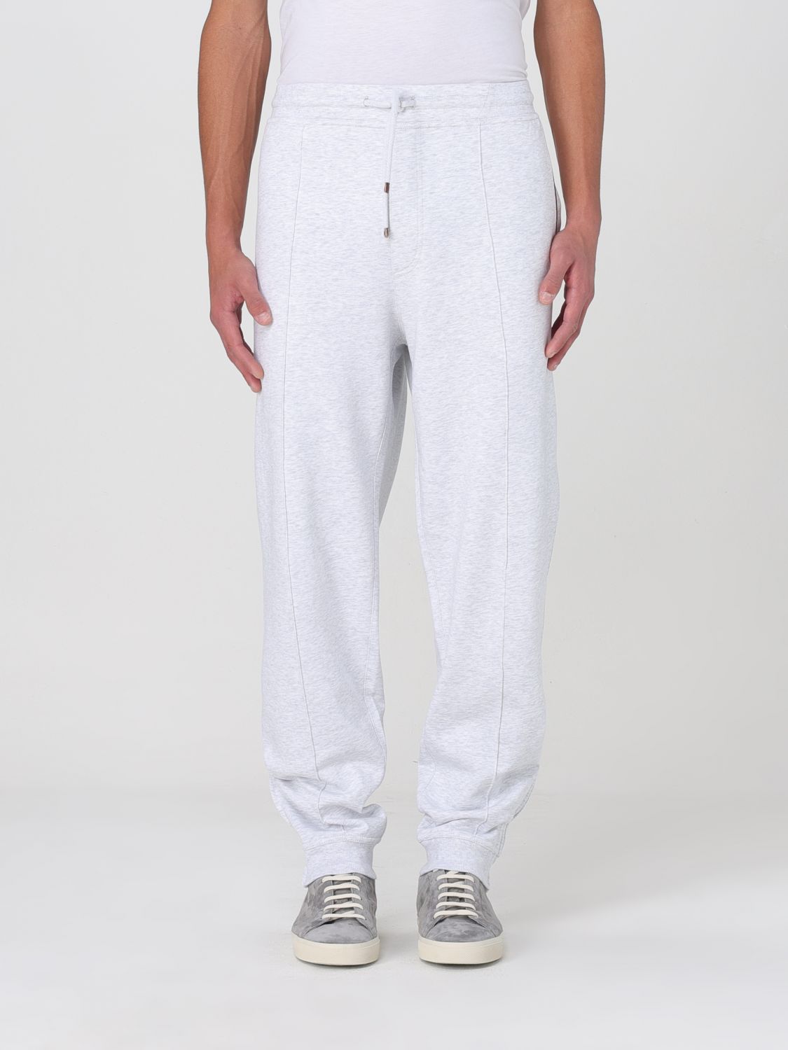 Brunello Cucinelli Drawstring Mélange Track Pants