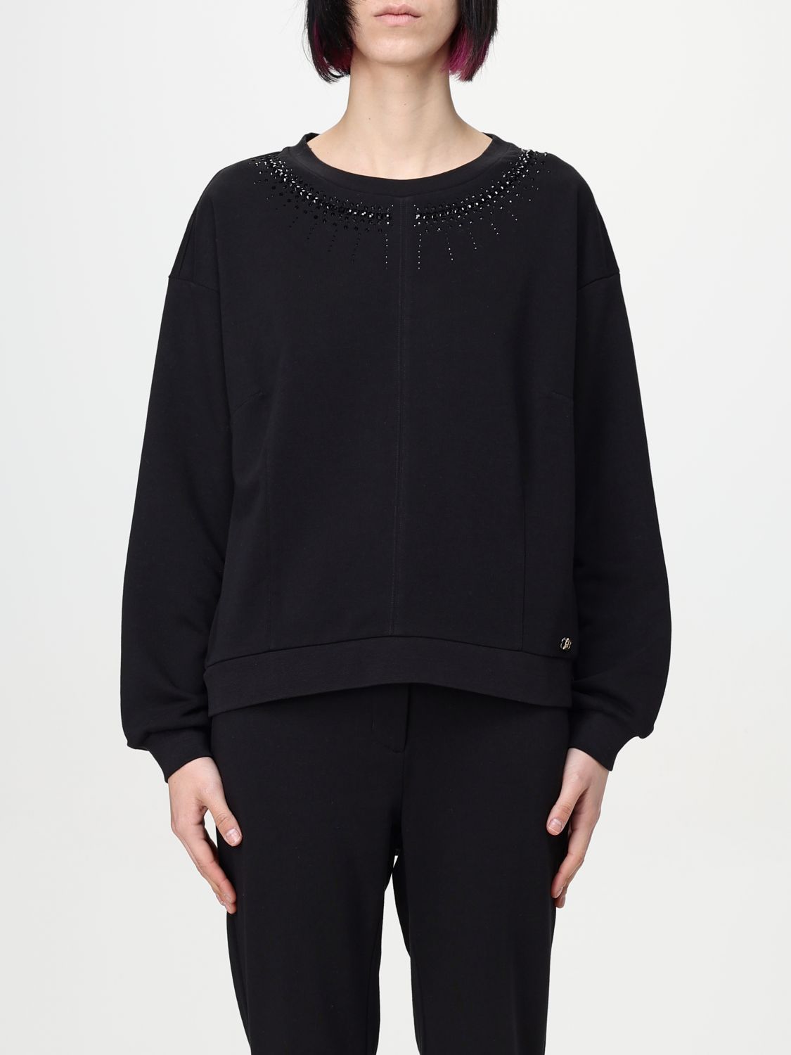 Liu •jo Sweatshirt Liu Jo Woman Color Black In Black