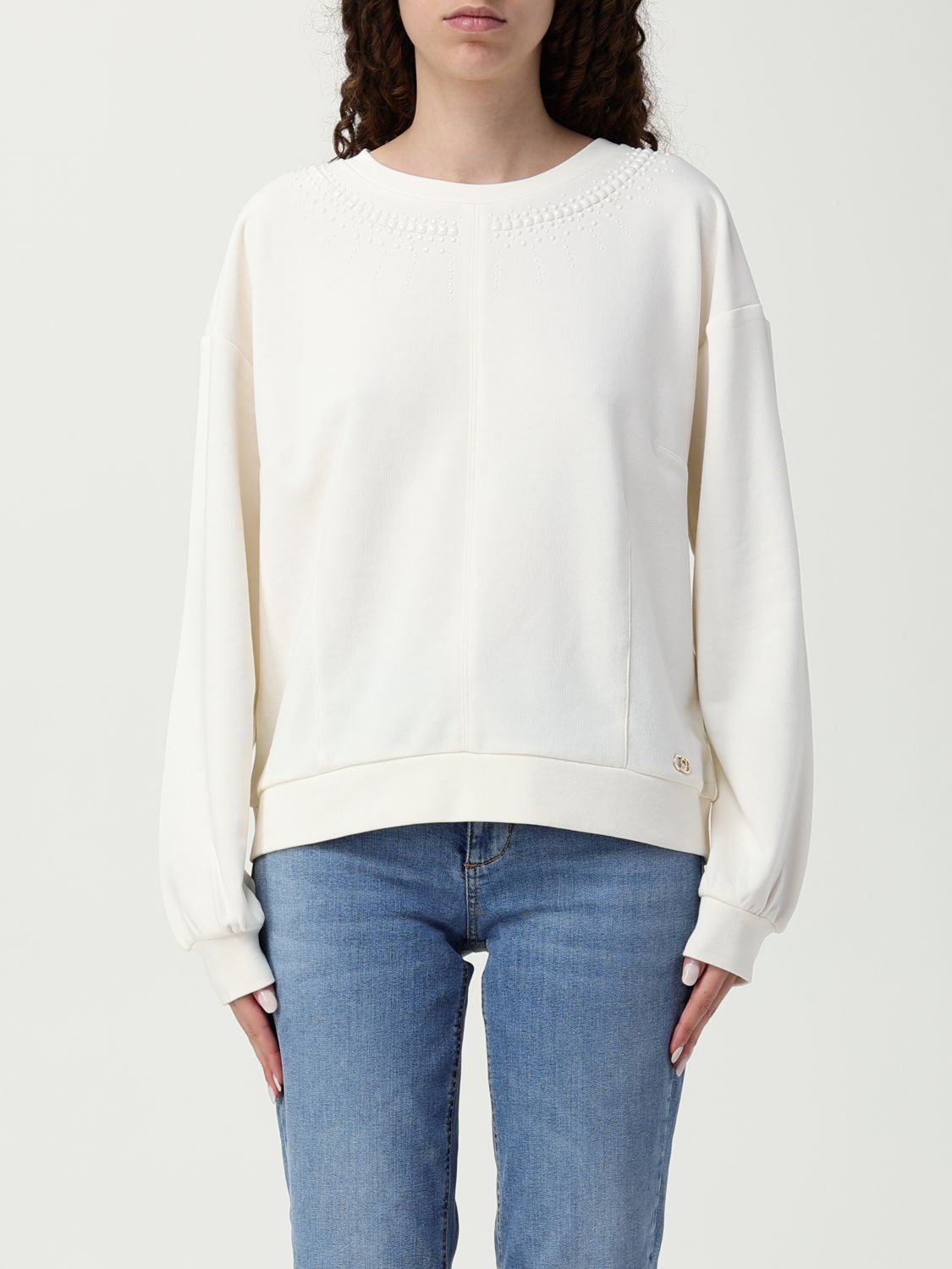 Liu •jo Sweatshirt Liu Jo Woman Color Milk In White