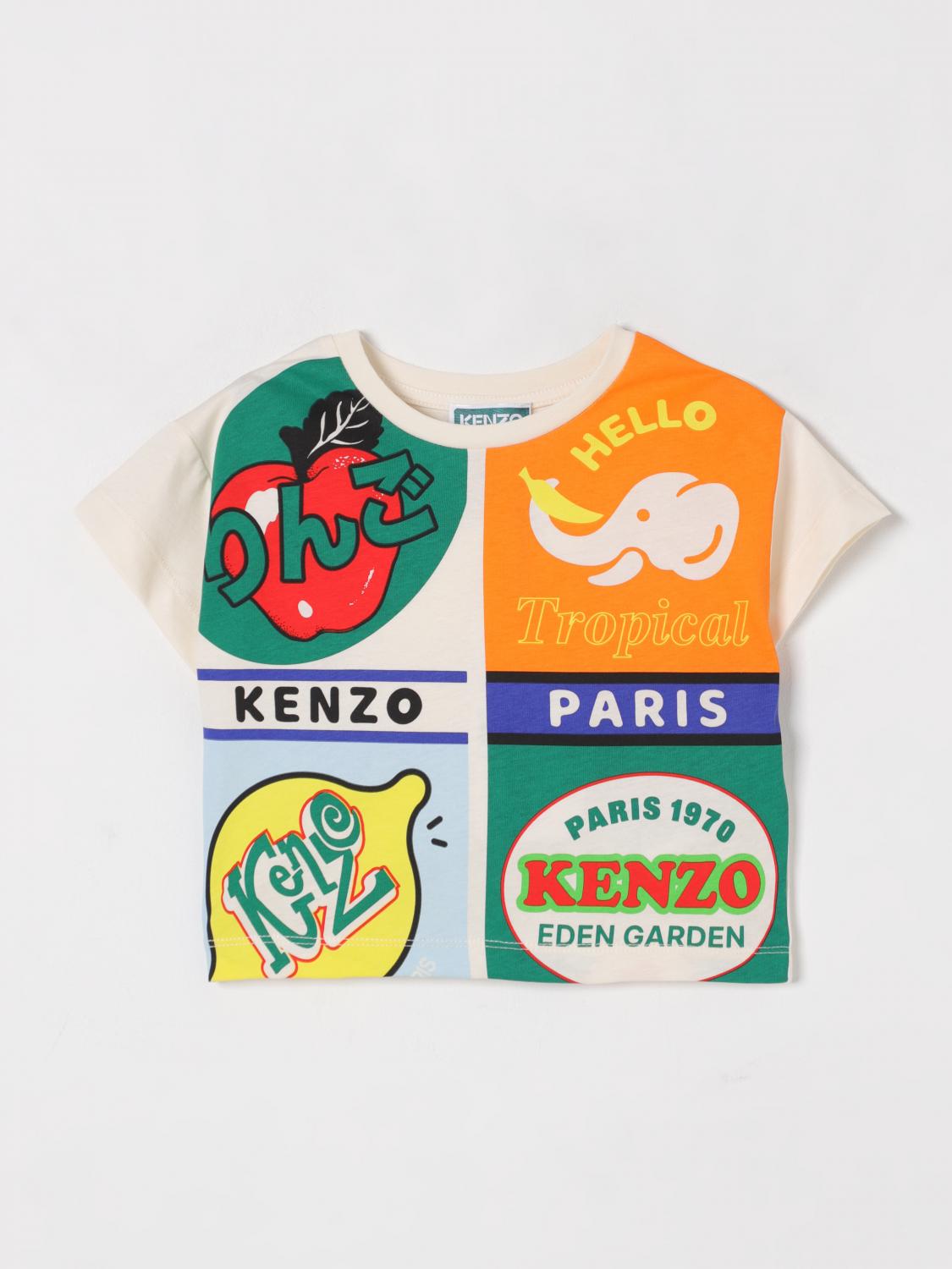 KENZO T-SHIRT KENZO KIDS KIDS COLOR SAND G60194054