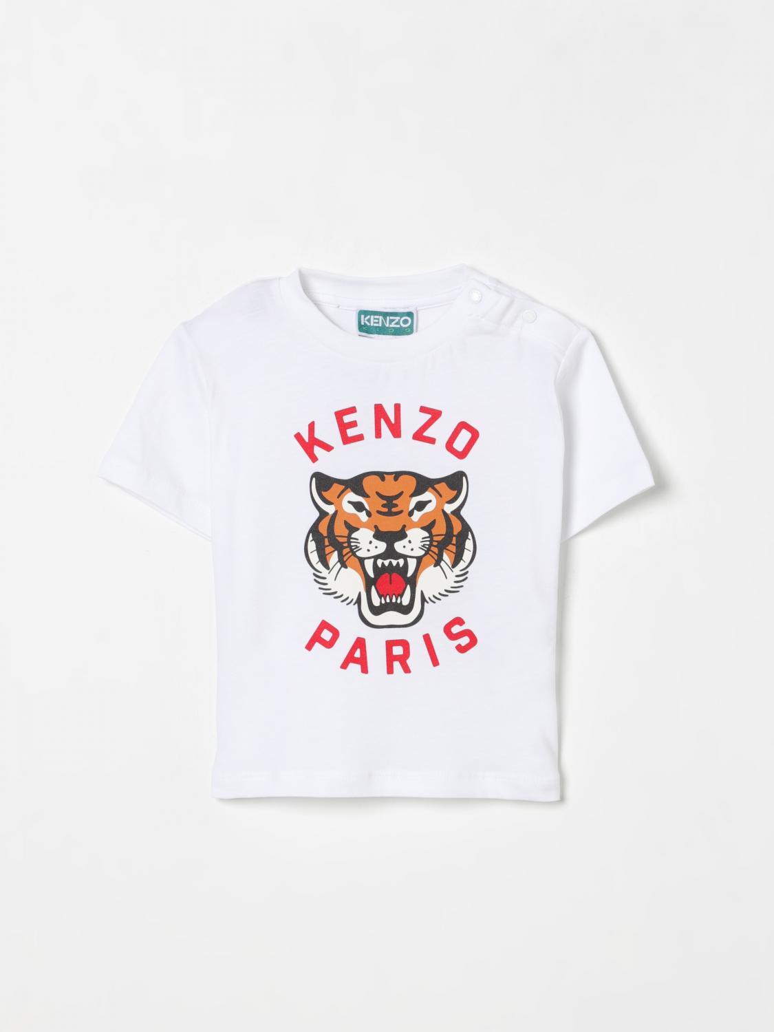 Kenzo T-shirt Kids Kids Color White In White