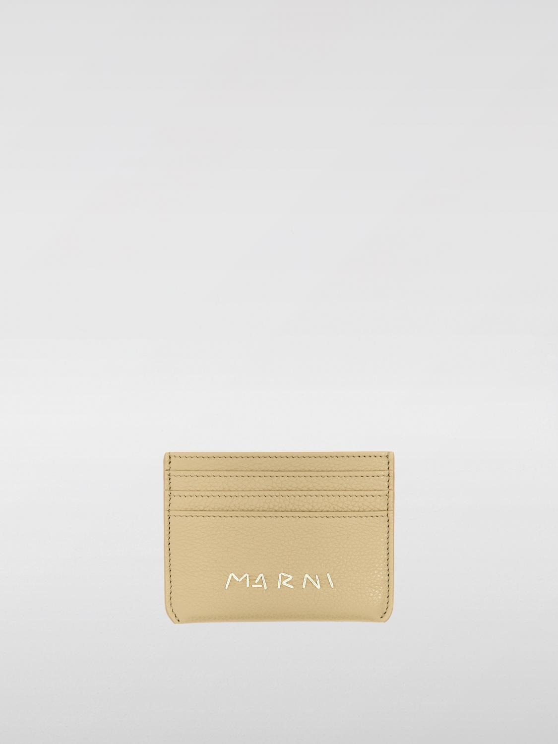 Marni Carteras Y Monederos - Beis In Beige