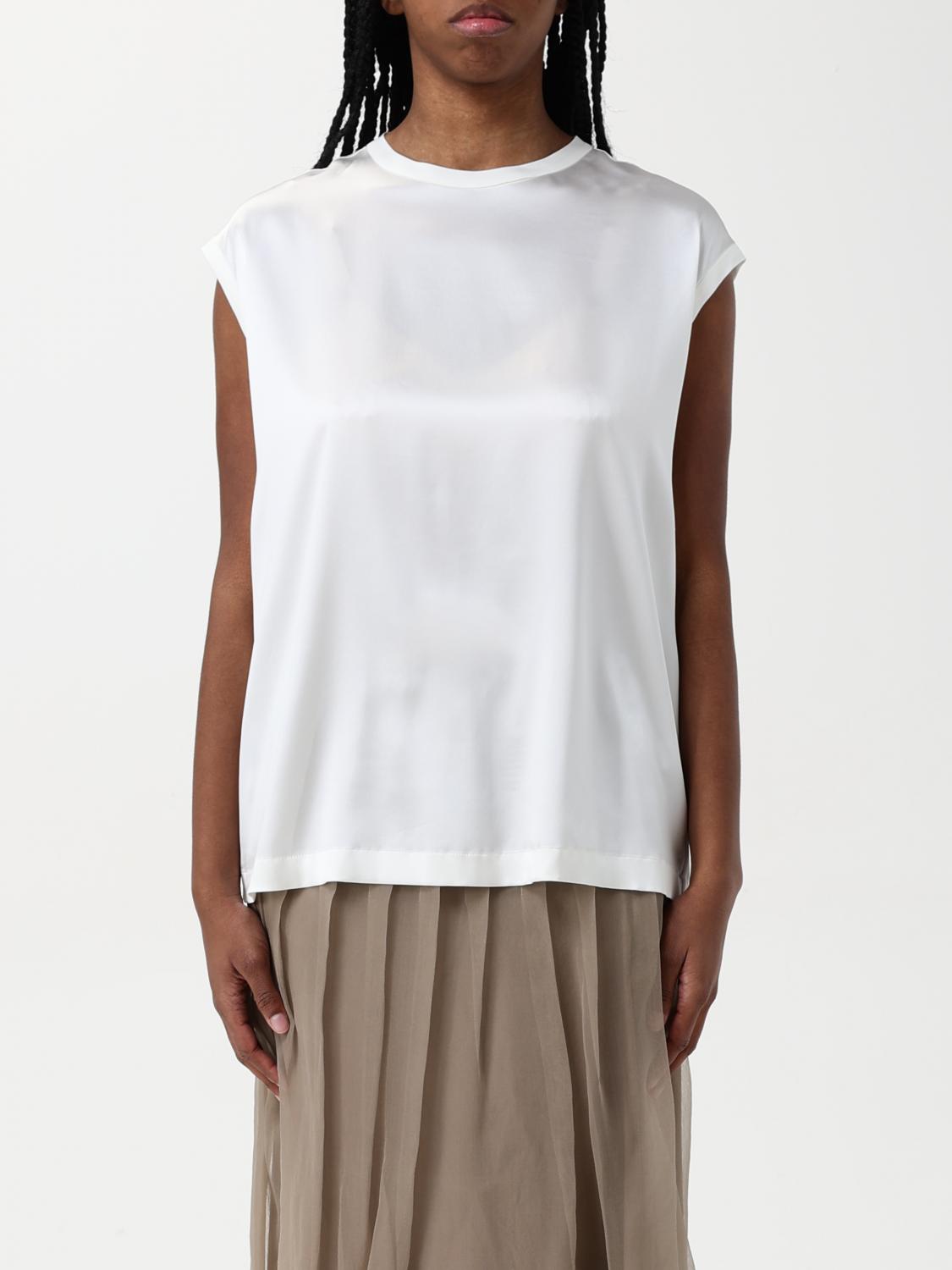 Brunello Cucinelli Top  Woman Color Beige In Beige
