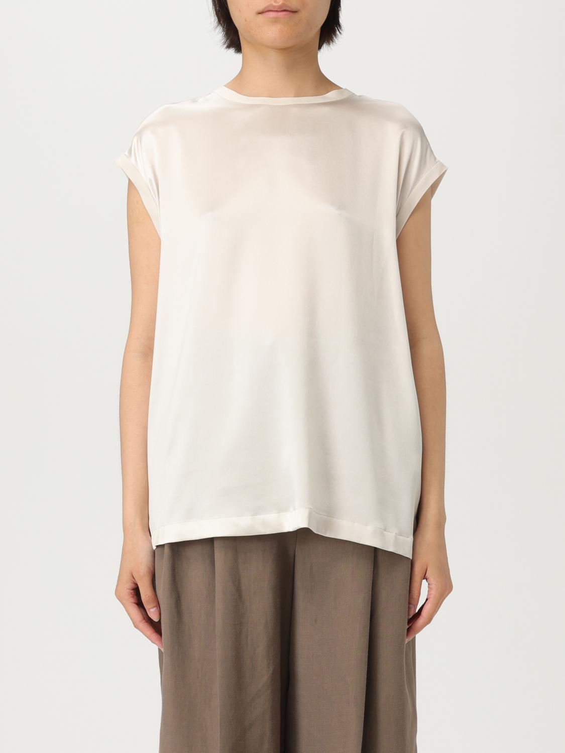 Brunello Cucinelli Top  Woman Color Ivory In Neutral