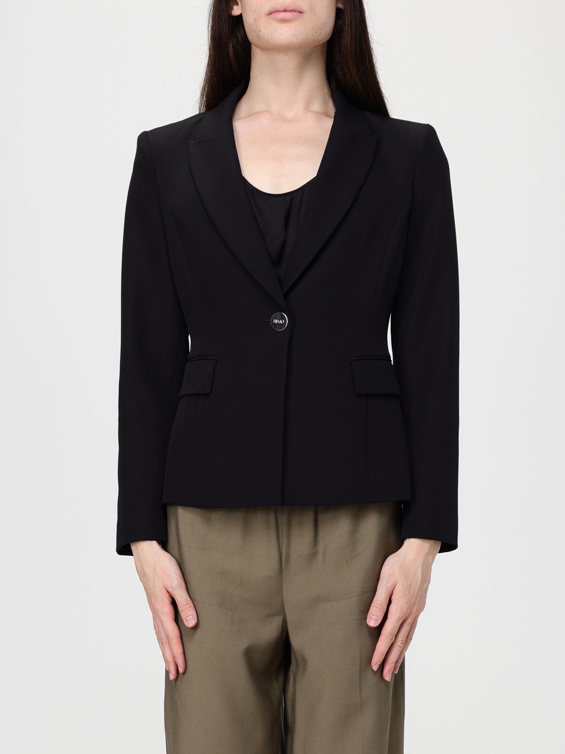 Liu •jo Jacket Liu Jo Woman Color Black In Multi