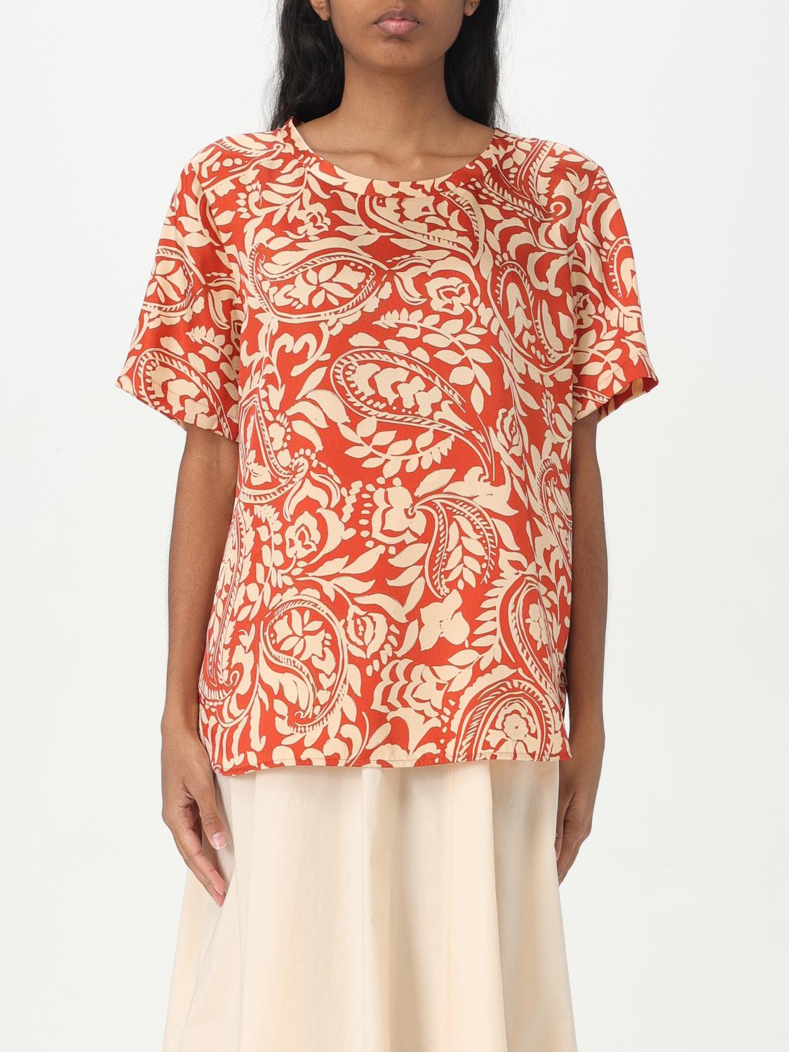 Liu •jo Paisley-printed Round-neck T-shirt Liu-jo In Multicolor
