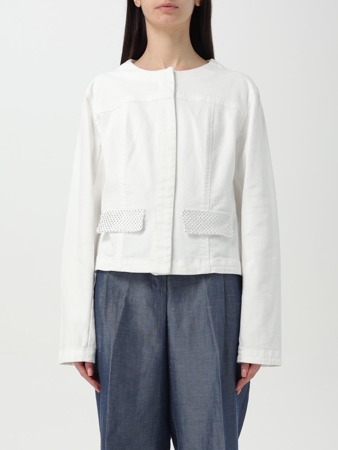Liu •jo Jacket Liu Jo Woman Color Sky Blue In Sky Blue