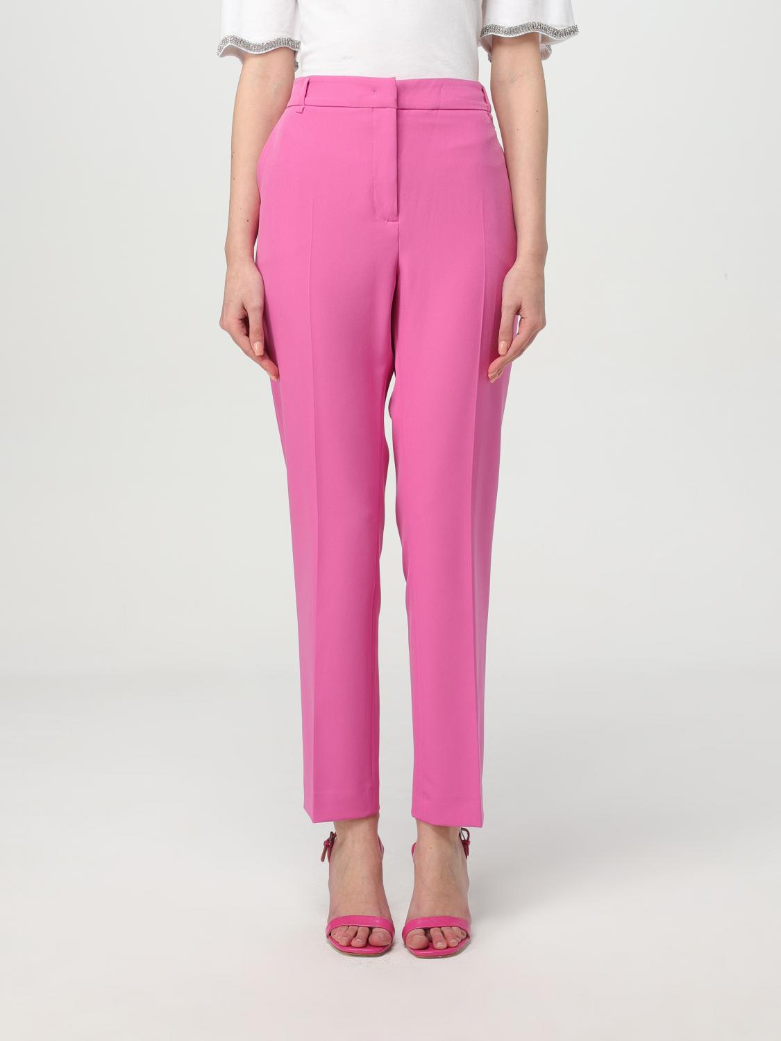 Shop Liu •jo Pants Liu Jo Woman Color Pink