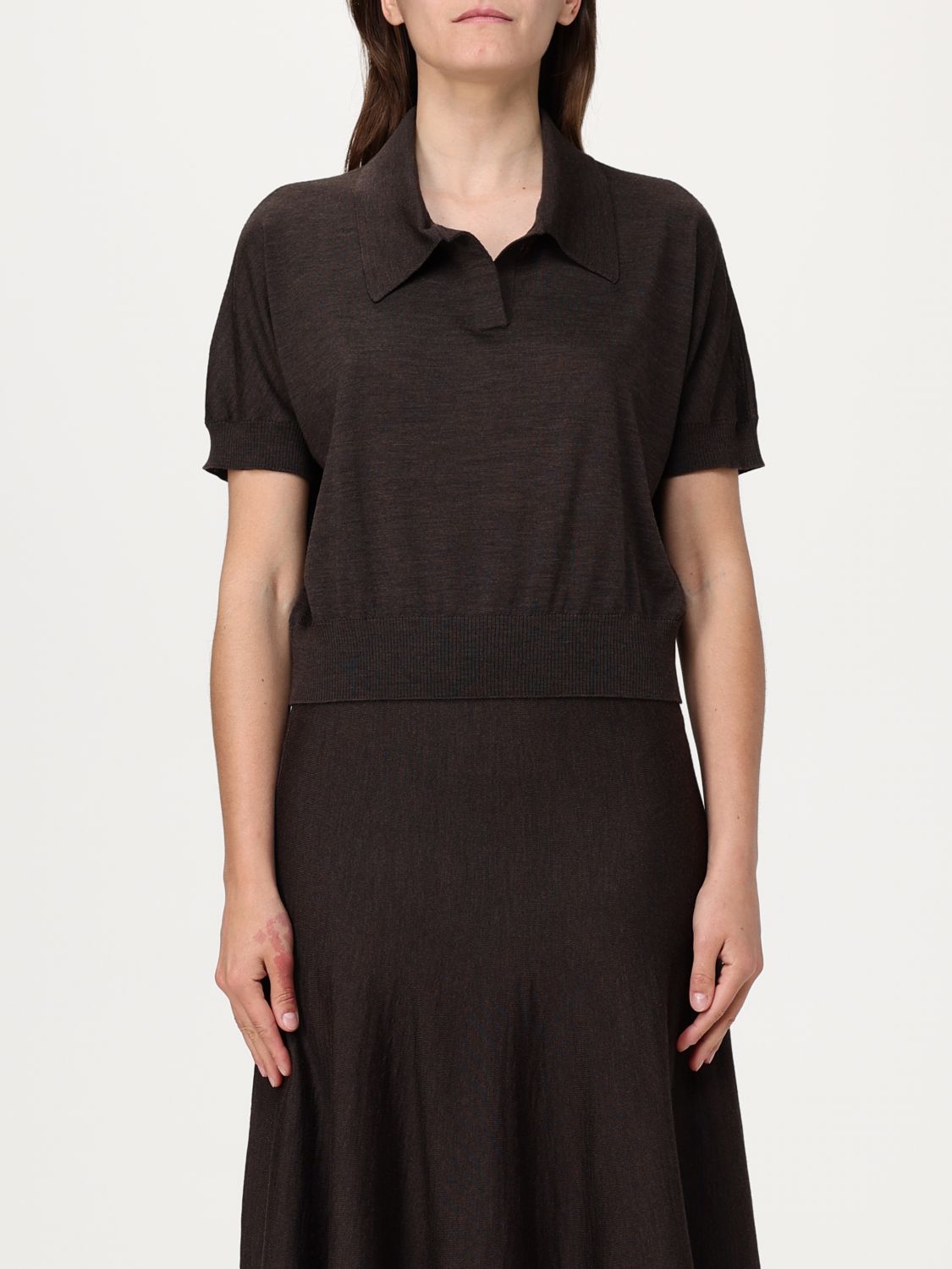 Khaite Top  Woman Color Brown In Brown