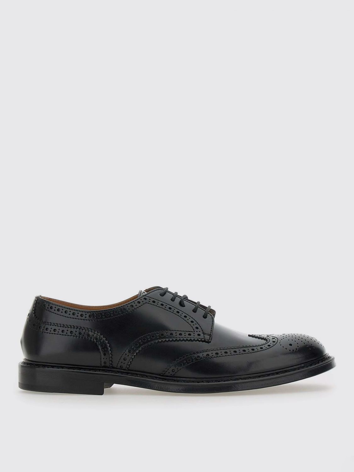 Doucal's Horse Leather Monk Shoes