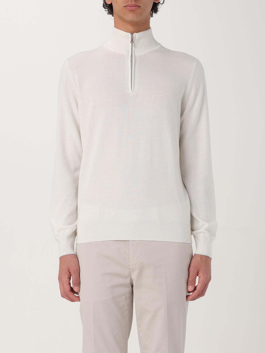 Brunello Cucinelli Kaschmir-rollkragenpullover In White