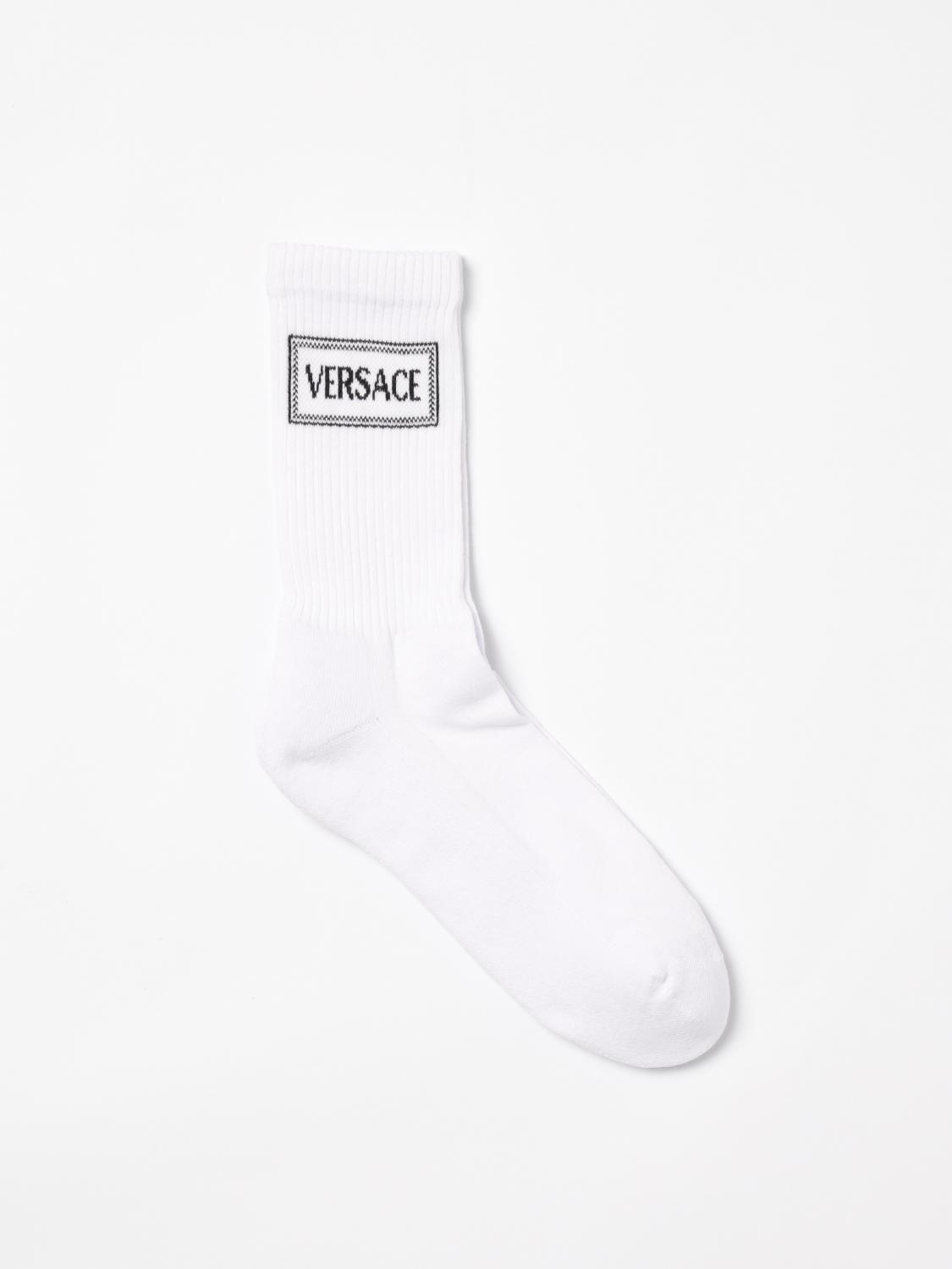 Versace Socks Kids Color White In White