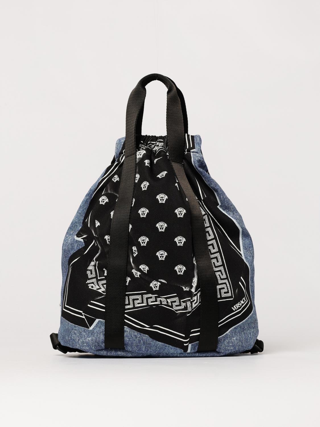 Duffel Bag VERSACE Kids color Blue