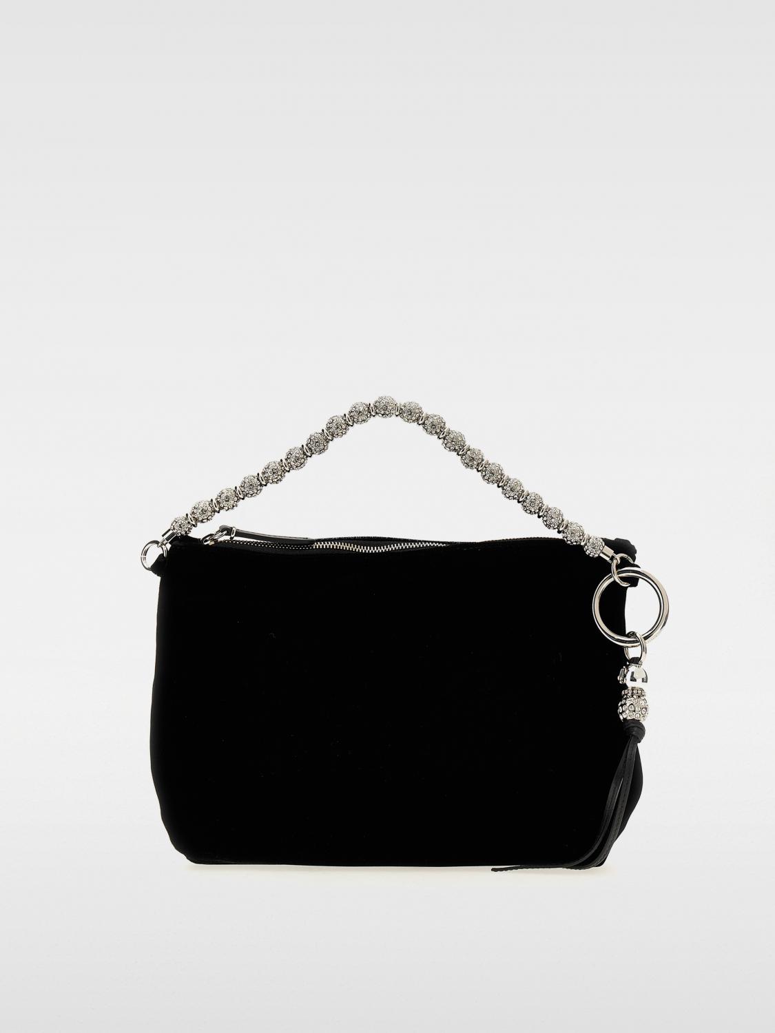 Jimmy Choo Callie Clutch Bag In Black