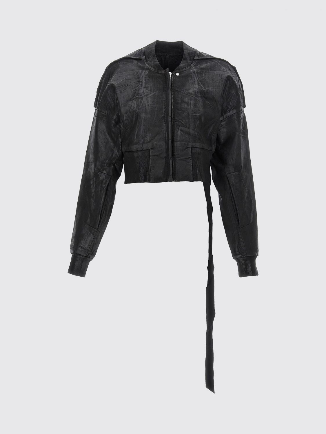 Rick Owens Drkshdw Flight Bomber Jacket In Black