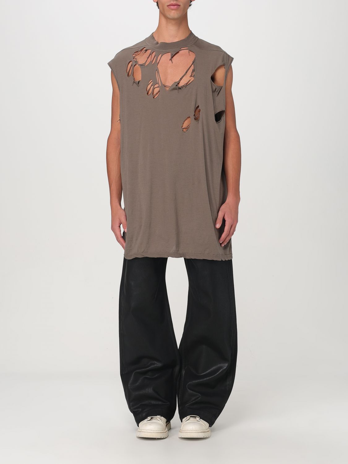 Shop Rick Owens Drkshdw T-shirt Men Color Grey In Grau