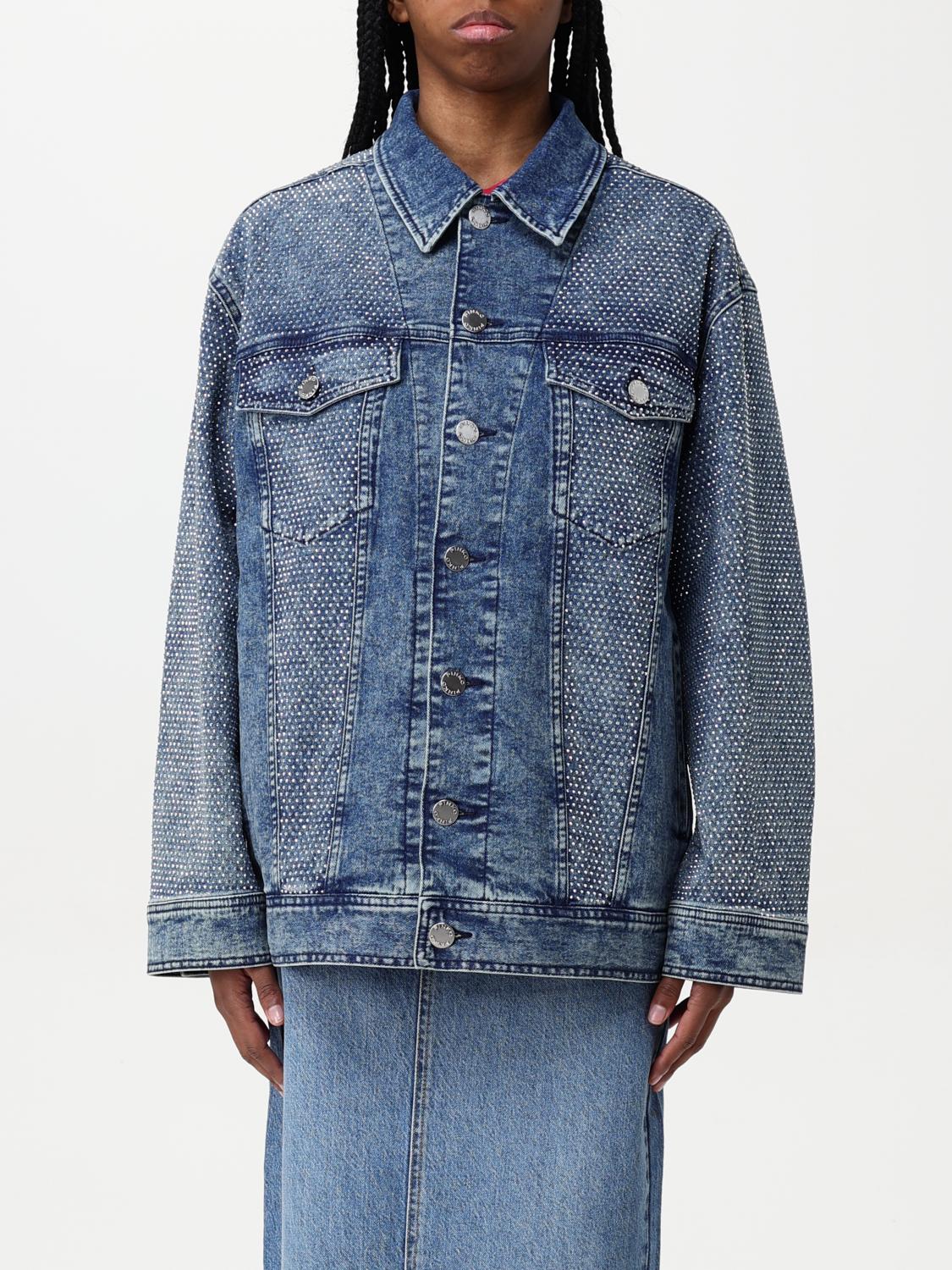 Shop Pinko Jacket  Woman Color Denim