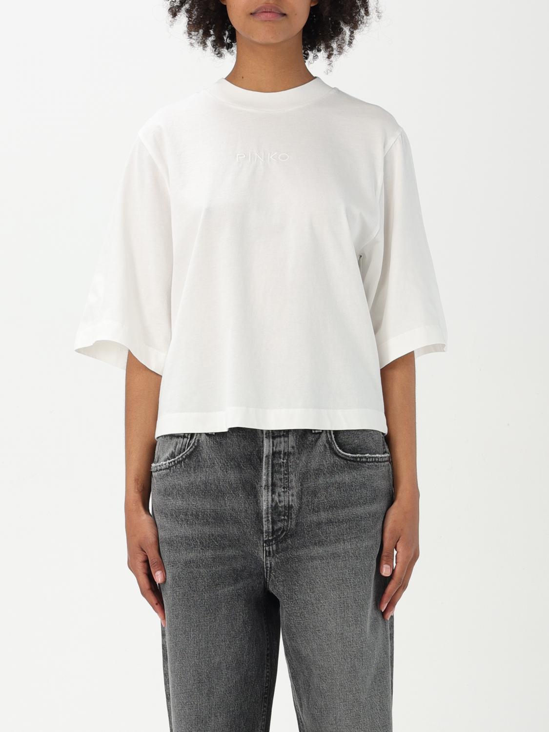 Pinko T-shirt Woman Color White In White