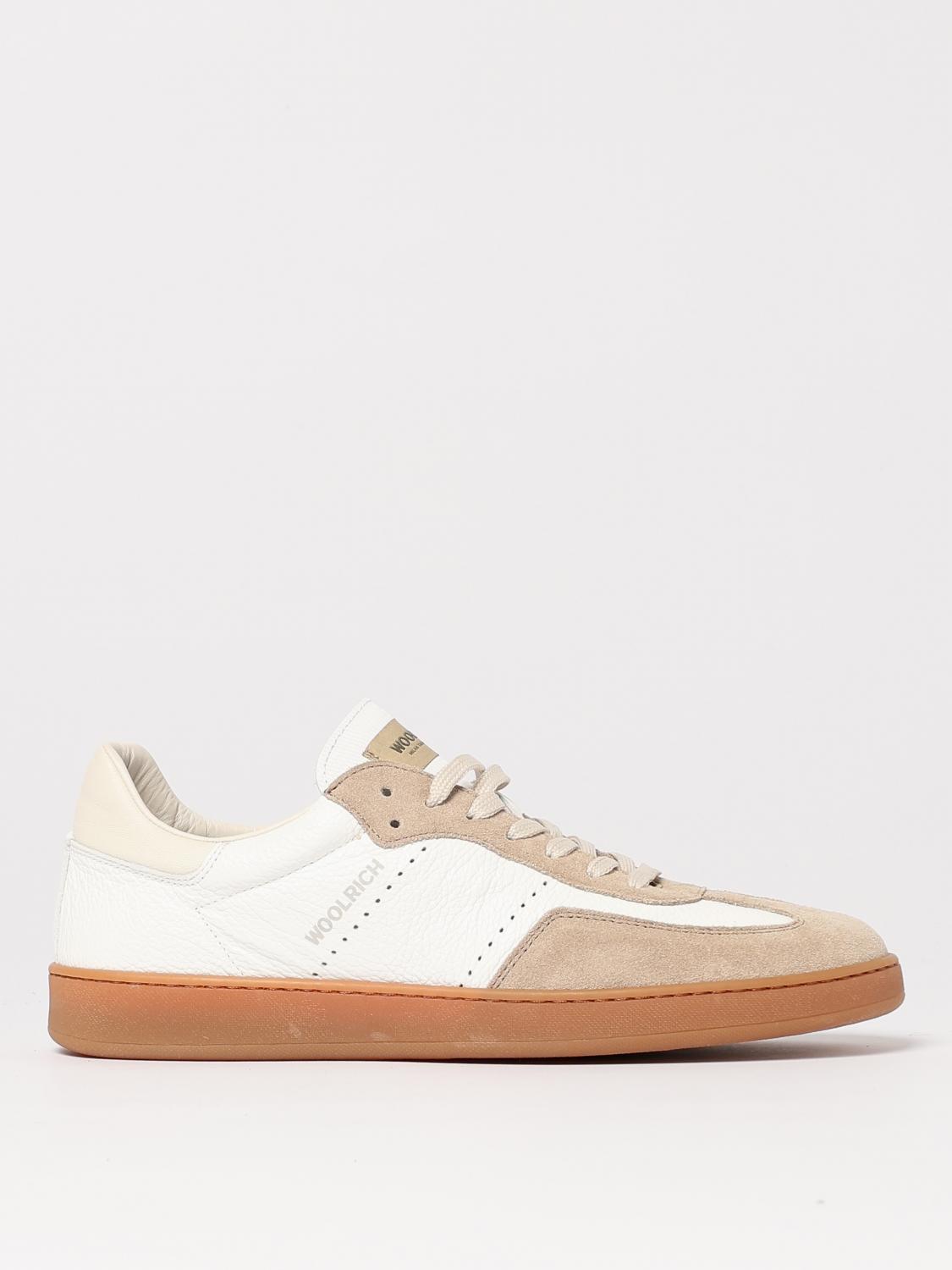 Woolrich Swing Court Sneakers In Beige