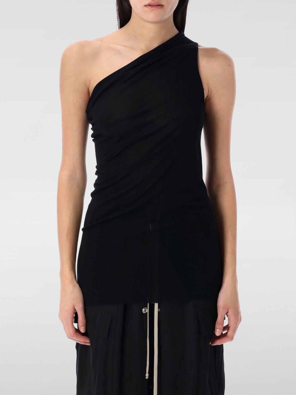 Shop Rick Owens Top Woman Color Black