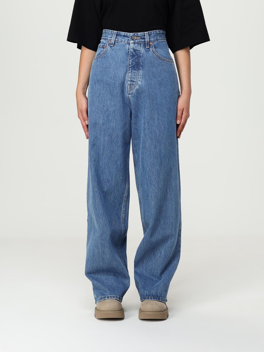 VETEMENTS Jeans Woman color Blue