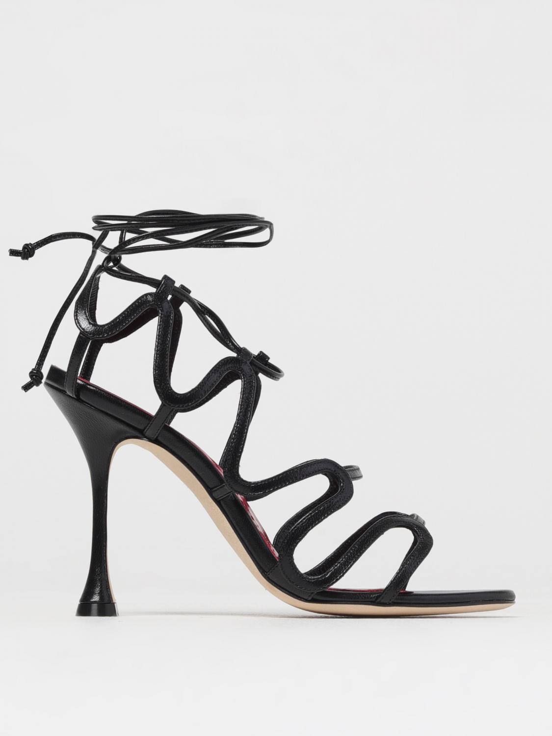 Manolo Blahnik Open-toe High-heeled Sandals In Black