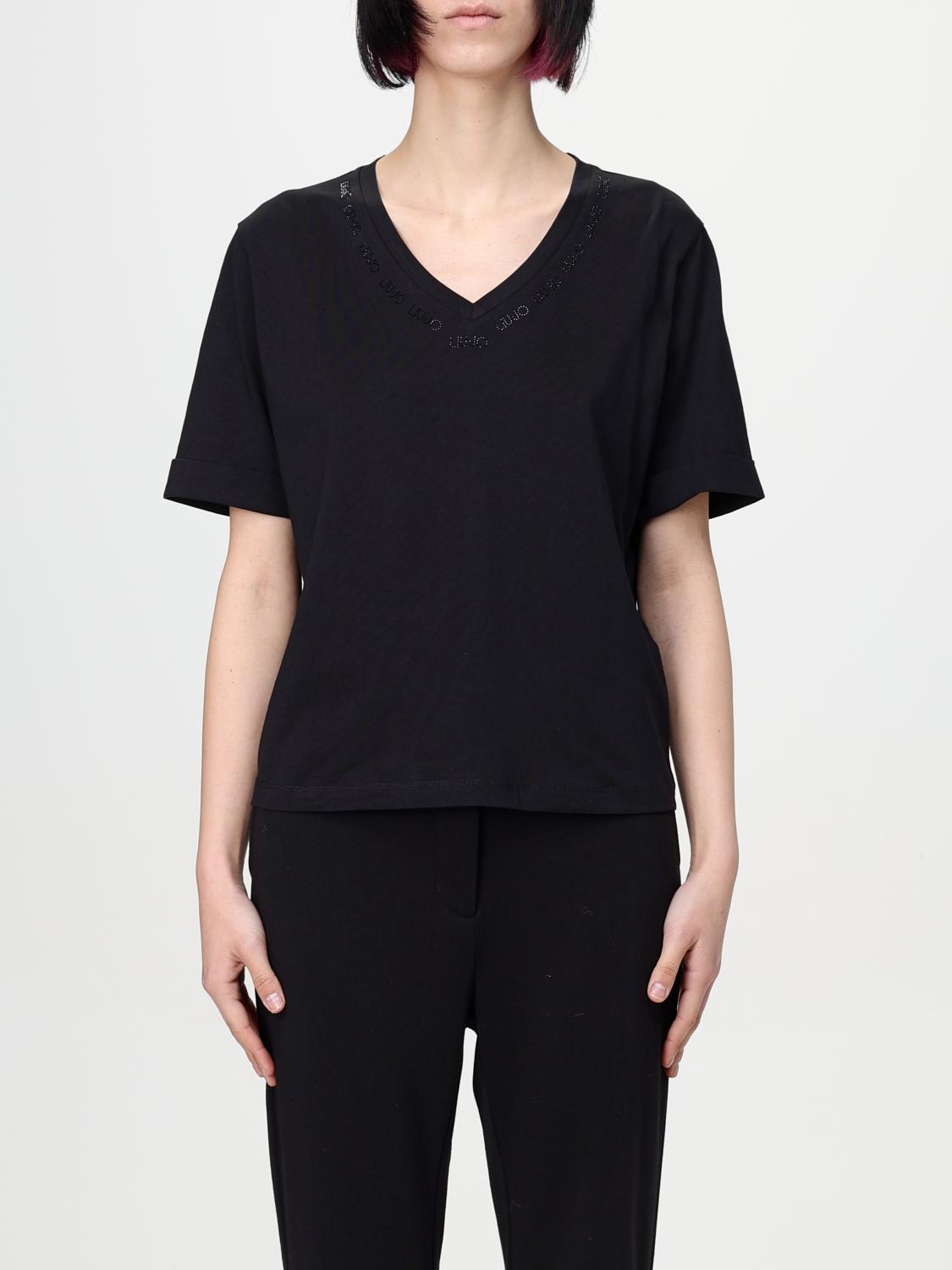 Liu •jo T-shirt Liu Jo Woman Color Black In Black