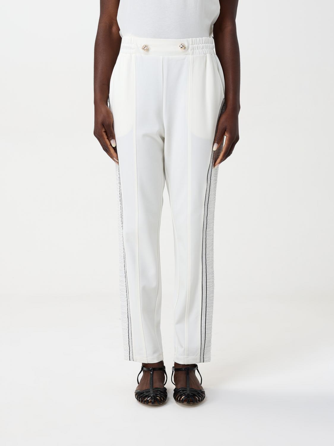 Liu •jo Pants Liu Jo Woman Color White In White