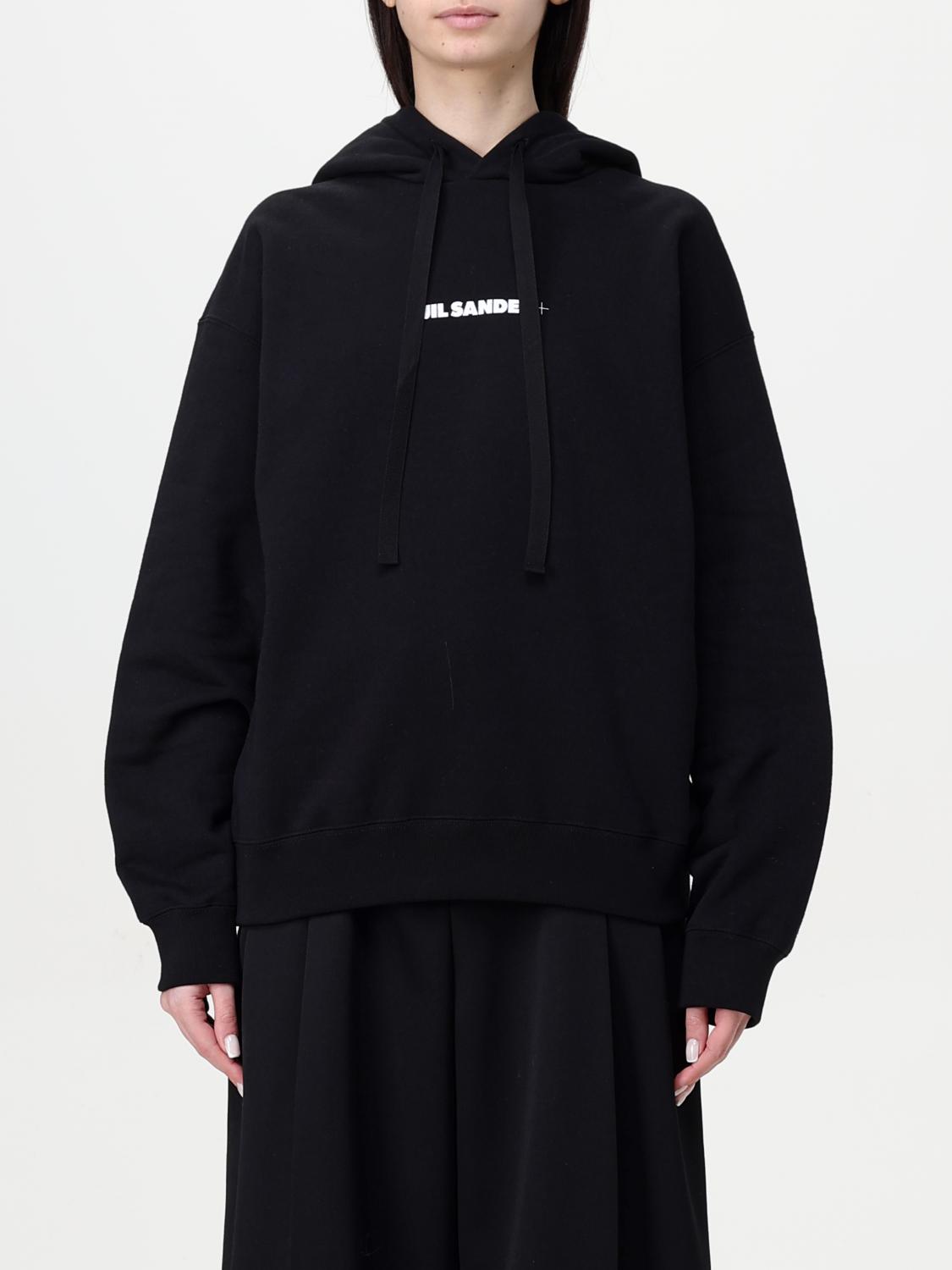Jil Sander Hoodie In Black