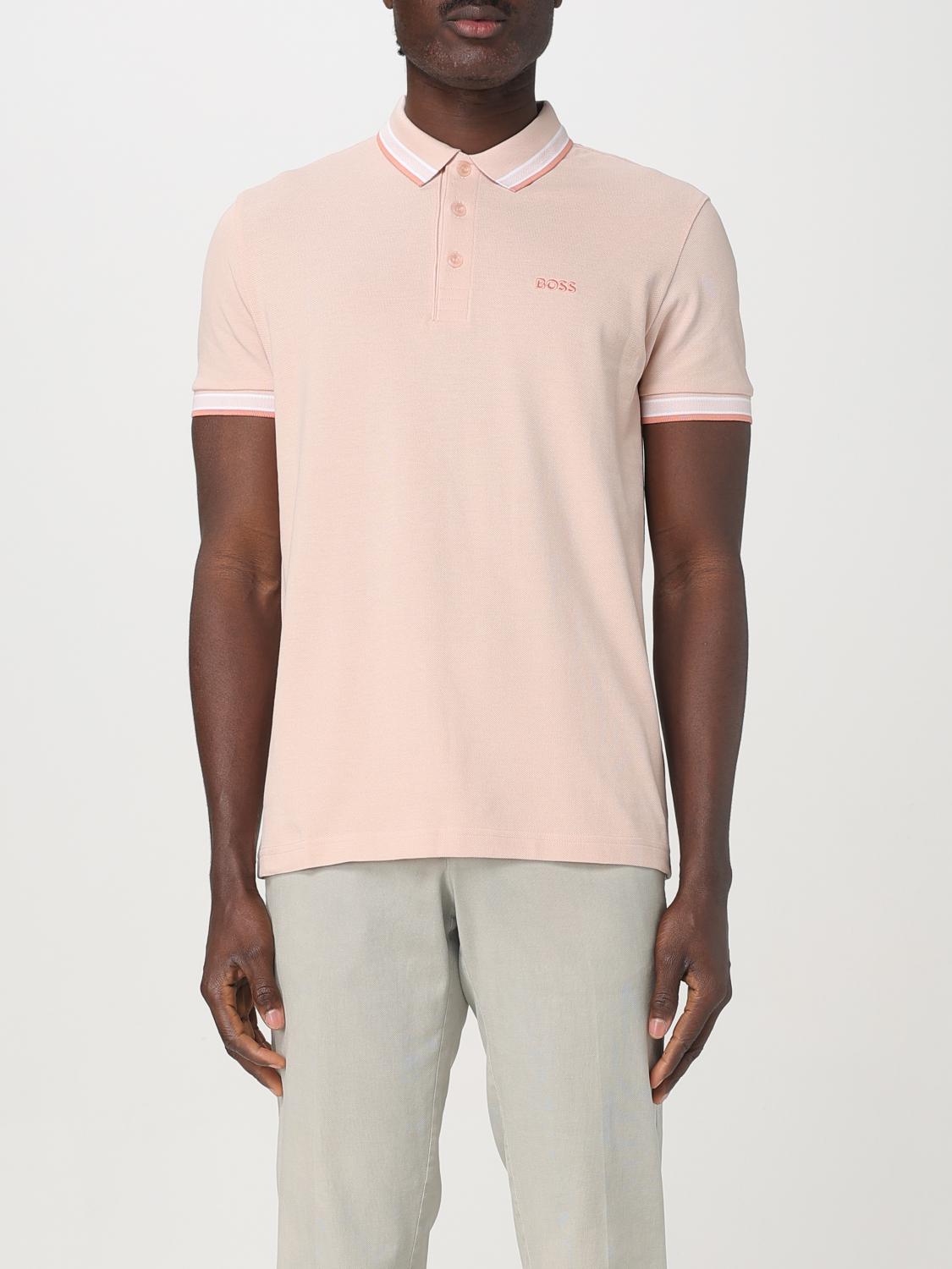 Polo Shirt BOSS Men color Orange